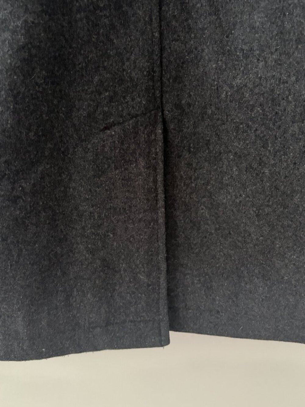 MICHAEL Michael Kors Wool-Blend Double-Breasted Peacoat Charcoal Size Large - Picture 7 of 10